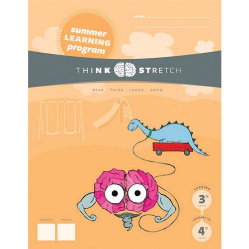 ThinkStretch Grades 3 - 4 Summer Workbook and Parent Guide - Pack of 10