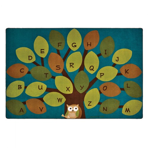 Owl-phabet Tree - 4' x 6' Rectangle Carpet