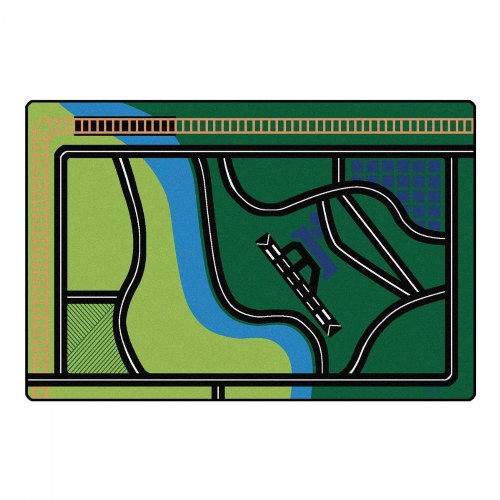 Transportation Fun Rug - 6' x 9' Rectangle