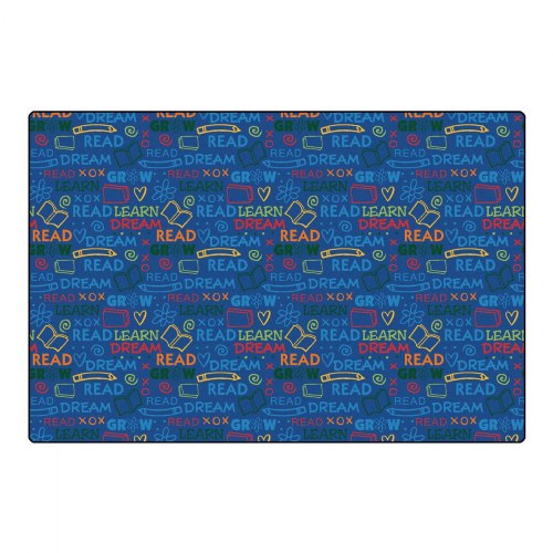 Read to Dream Pattern Rug - 6' x 9' Rectangle