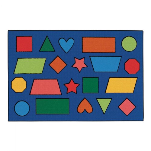 Color Shapes KID$ Value Rug - 4' x 6' Rectangle