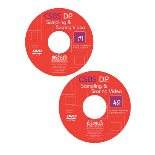 CSBS™ DP™ - First Normed Edition - Sampling and Scoring Videos 1 & 2 on DVD