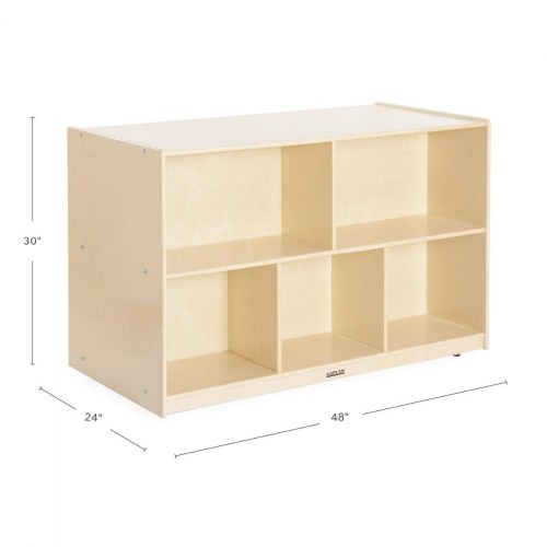 Carolina Birch Plywood Double-Sided Storage Island