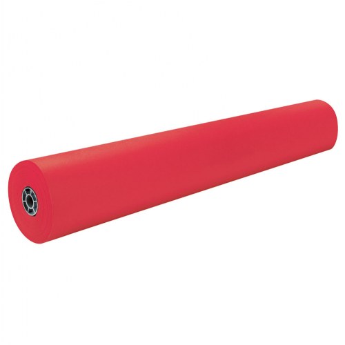 Rainbow Colored Kraft Paper Roll - 36" x 1000' - Flame Red