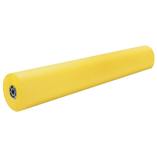 Rainbow Colored Kraft Paper Roll - 36" x 1000' - Canary Yellow