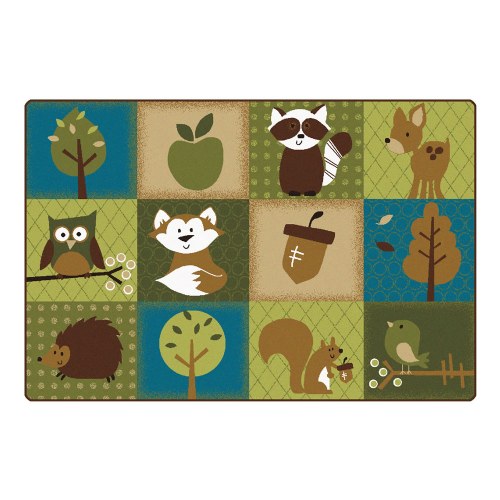Nature's Friends Toddler Rug - 6' x 9' Rectangle