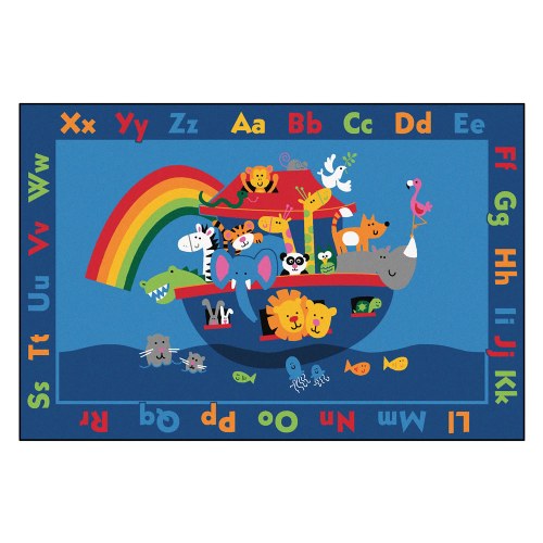 Noah's Alphabet Animals KID$ Value PLUS Rug - 6' x 9'