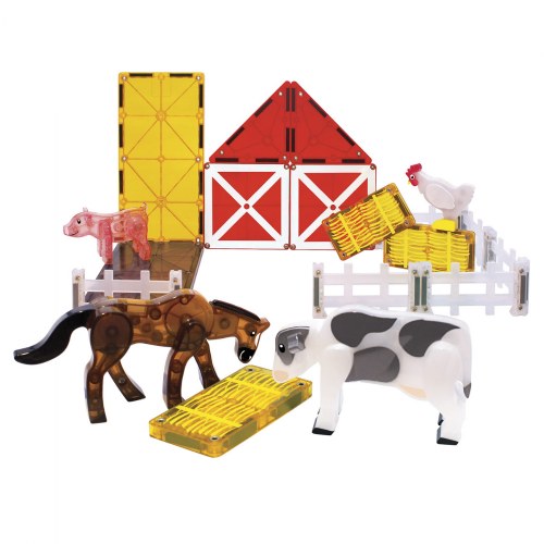 Magna-Tiles® Farm Animals - 25 Piece Set