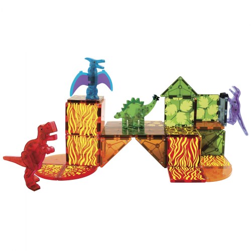 Magna-Tiles® Dino World - 40 Piece Set