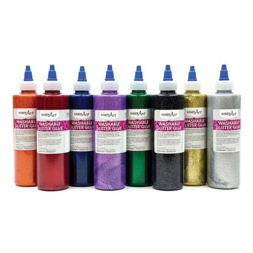 Glitter Glue Set of 8