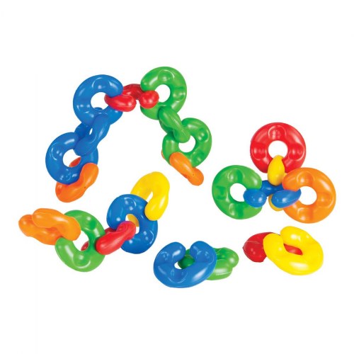 Chunky Soft C Rings Manipulative Set - 60 Pieces