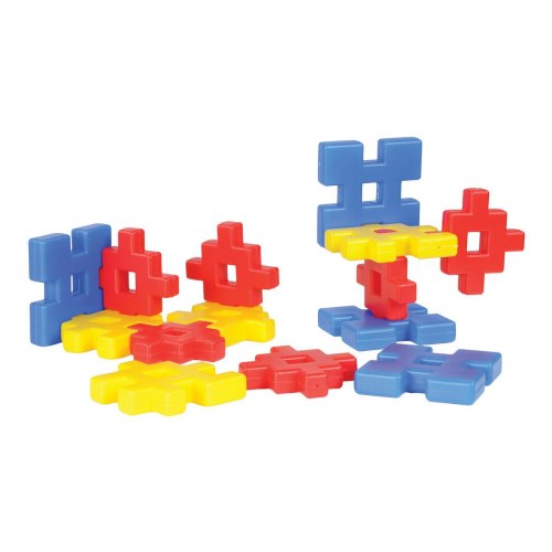 Waffle Blocks Manipulative Set - 42 Pieces