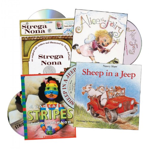 Just Imagine Books and CDs - Set of 4