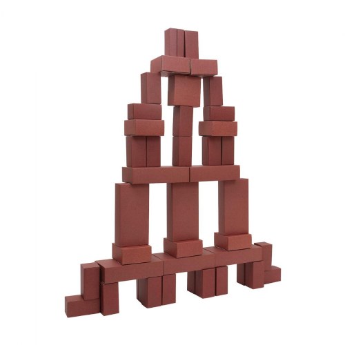 Jumbo Brick Blocks - 44 Pieces