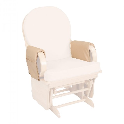 Gentle Glider with Vinyl Cushions Replacement Armrest Cushions