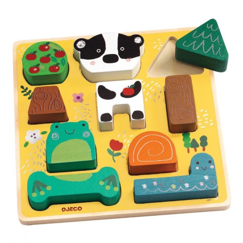 Wooden Forest Retreat Puzzle & Construction Game