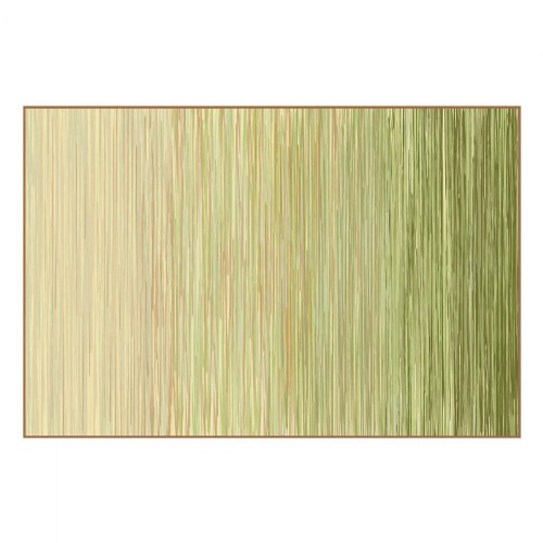 Sense of Place Nature's Stripes Carpet - Green - 8' x 12' Rectangle