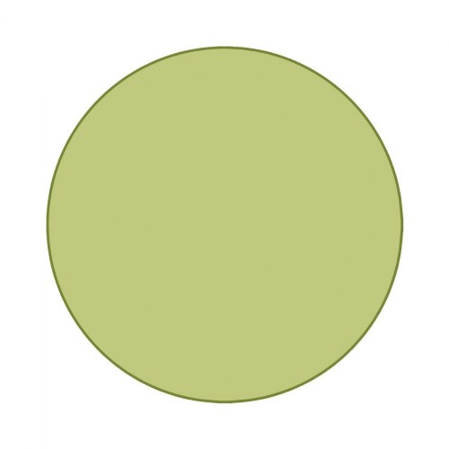 Sense of Place Circle Carpet  - Light Green - 6' Circle