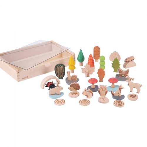 Woodland Trail Set - 37 Assorted Wooden Shapes
