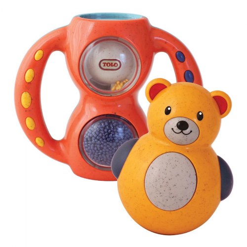 TOLO® Shaker and Roly Poly Teddy Bear Set