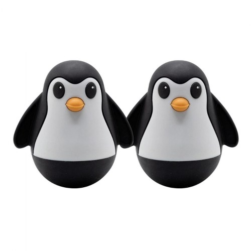 Silicone Penguin Wobble with Chimes - Set of 2