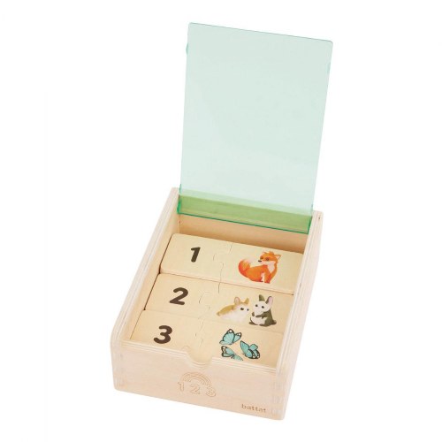 Wooden Numbers Puzzle Set