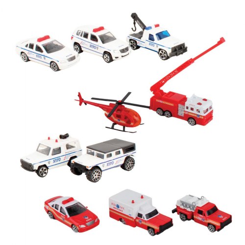 Rescue Vehicles - Set of 10