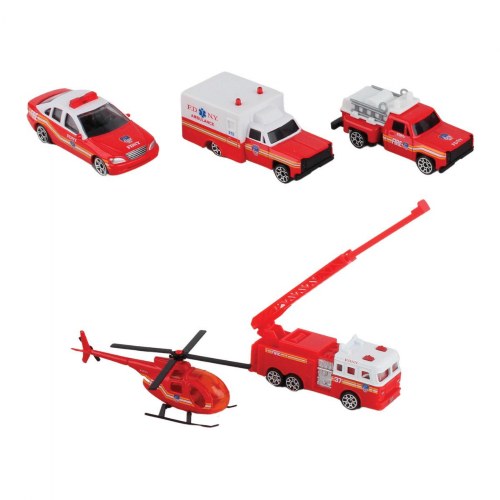 Fire Department Safety Vehicles - Set of 5