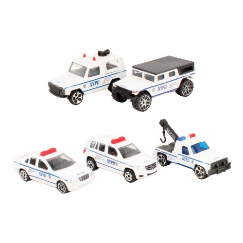 Police Department Safety Vehicles - Set of 5