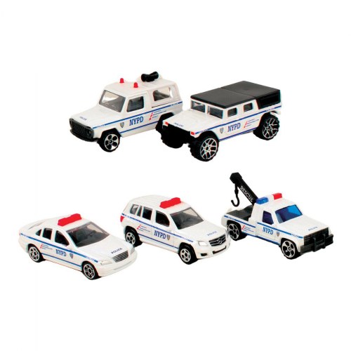 Police Department Safety Vehicles - Set of 5