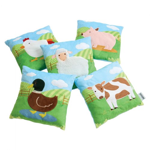 Farm Animal Pillows - Set of 5