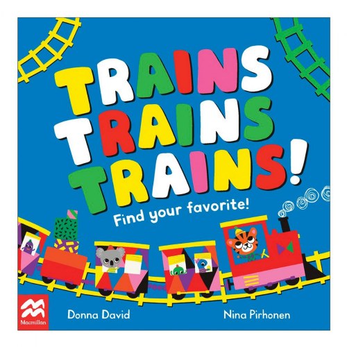 Om Books International Train ( Transport )- Cutout Board Books