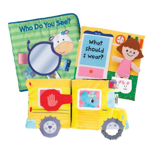 Cloth Activity Books - Set of 3