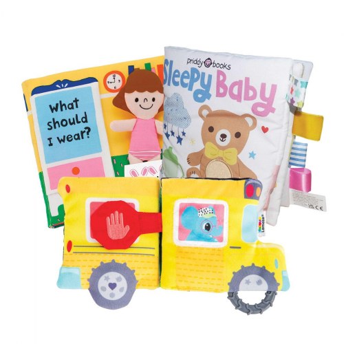 Cloth Activity Books - Set of 3