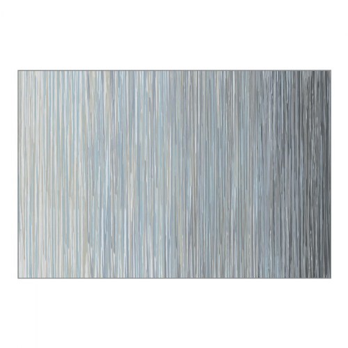 Sense of Place Nature's Stripes Carpet - Blue - 4' x 6' Rectangle