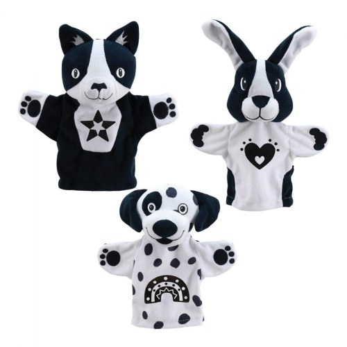 My First Black & White Puppets - Set of 3