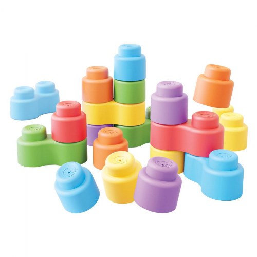 Soft Stack Baby Bricks - 24 Pieces