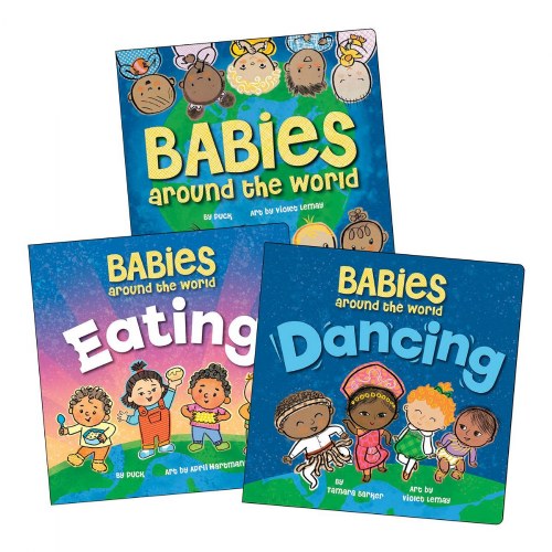 Babies Around the World Board Books - Set of 3