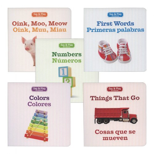 Say and Play Bilingual Board Books - Set of 5