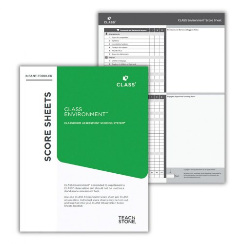 CLASS® Environment Score Sheets - Infant - Toddler