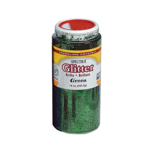 16 oz. Glitter with Shaker Top - Green