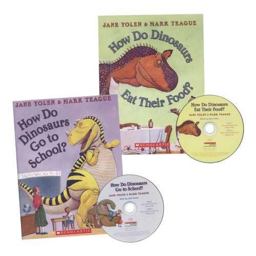 How Do Dinosaurs Book and CD - Set of 2