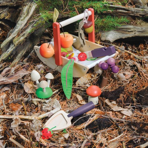 Wild Wood Foraging Trug Wooden Playset