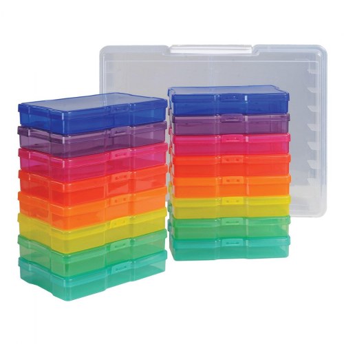 Rainbow Storage Box with 16 Cases