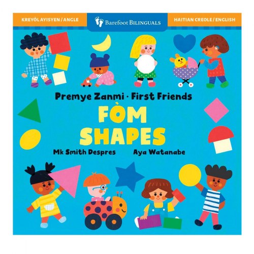 Friends Shapes Board Book - Haitian