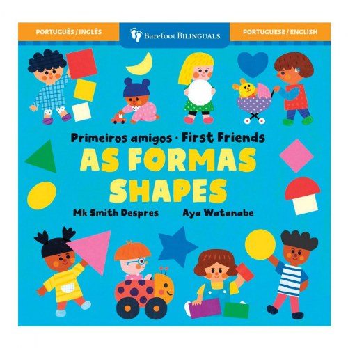 Friends Shapes Board Book - Portuguese