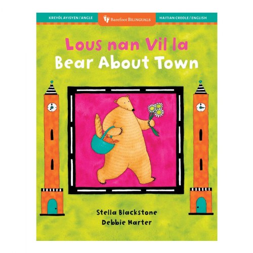 Bear About Town Board Book - Haitian