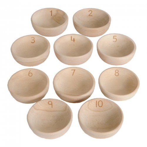 Number Bowls - Set of 10