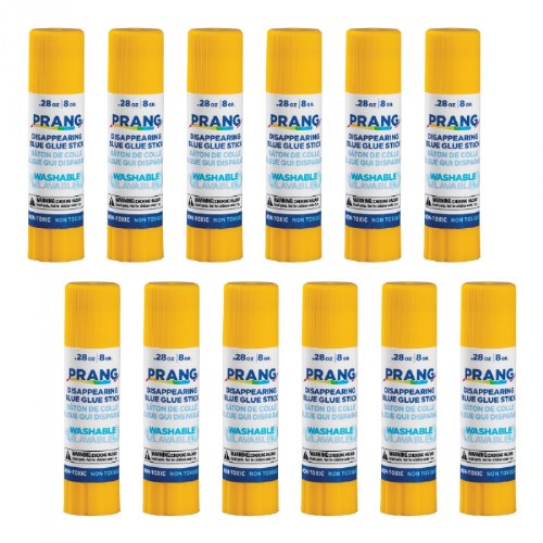 Blue Washable Glue Sticks - Set of 12