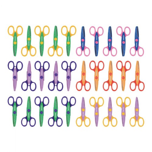 Classroom Zig Zag Scissors - 30 Scissors